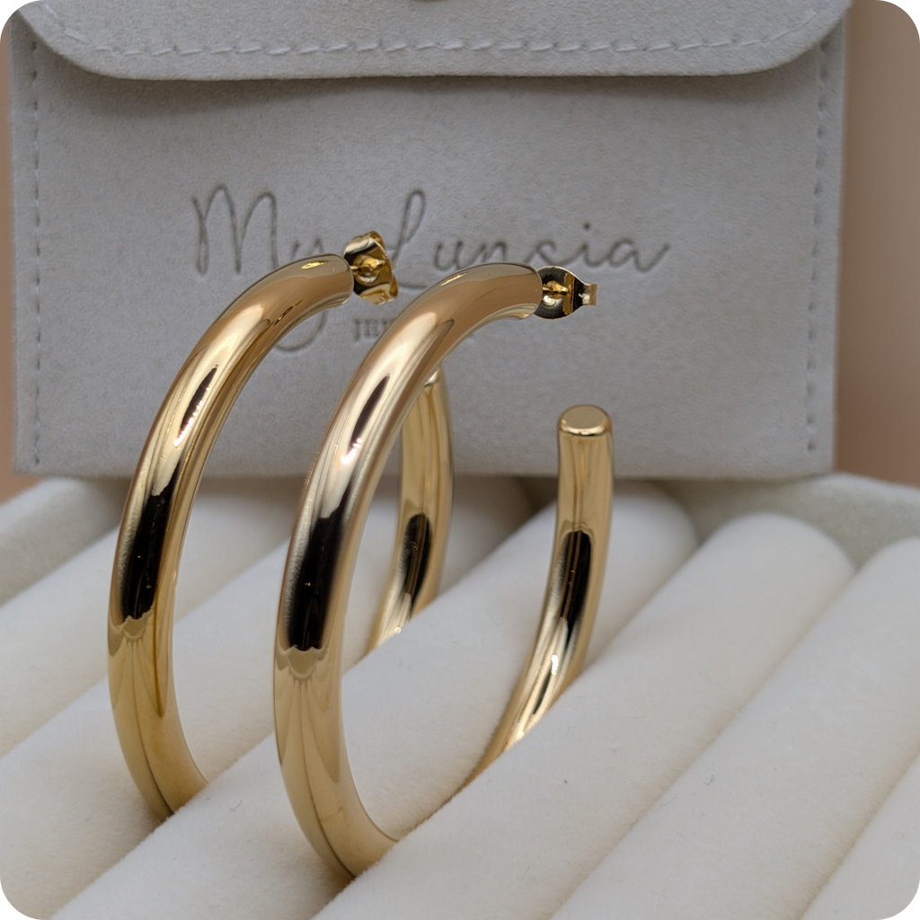 14K Gold plated huge rings