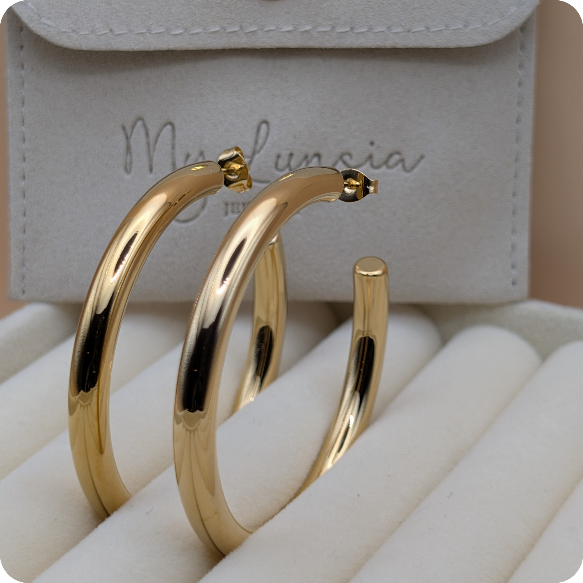 14K Gold plated huge rings