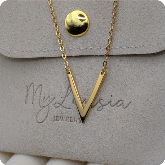 14k Gold plated V-chain