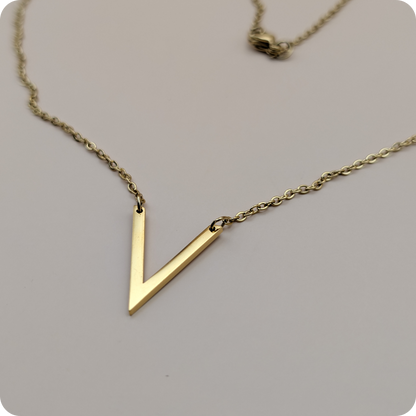 14k Gold plated V-chain