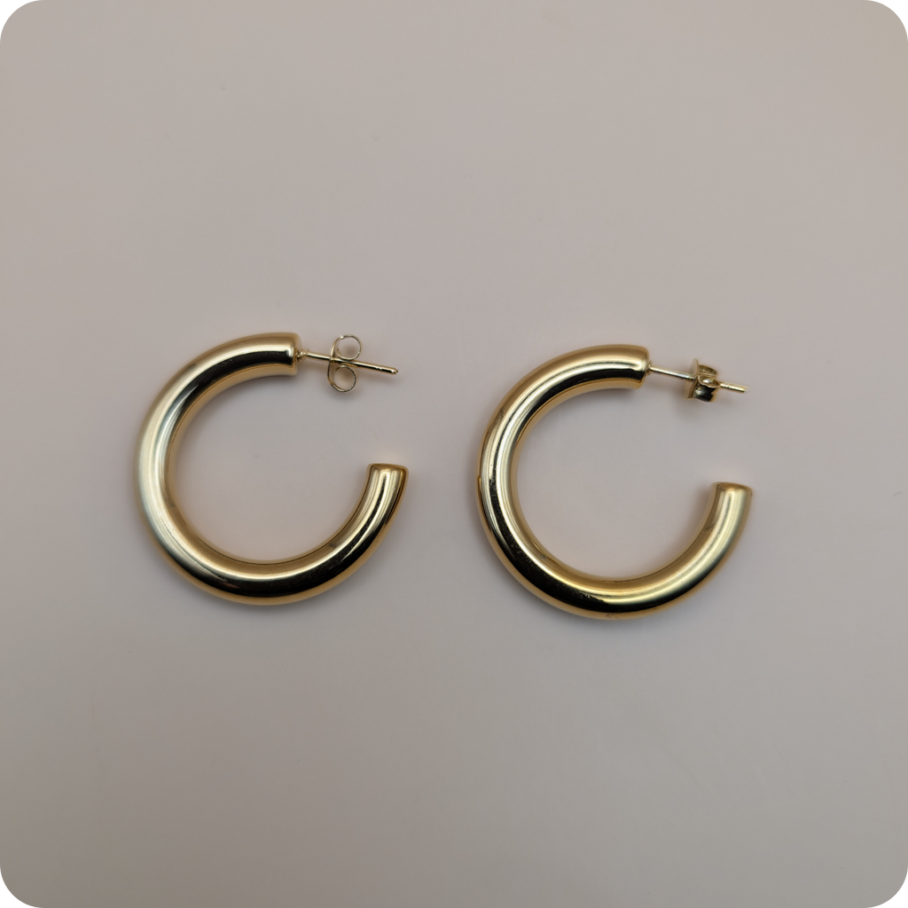 14k Gold plated big rings