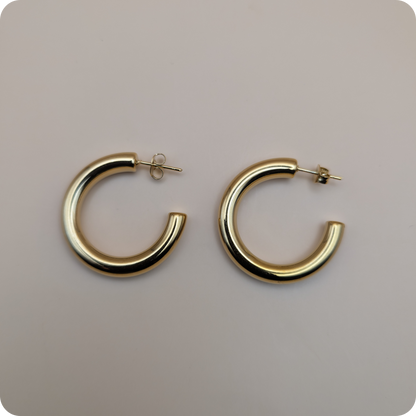 14k Gold plated big rings