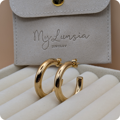 14k Gold plated big rings