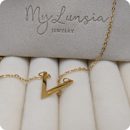 14k Gold plated V-chain