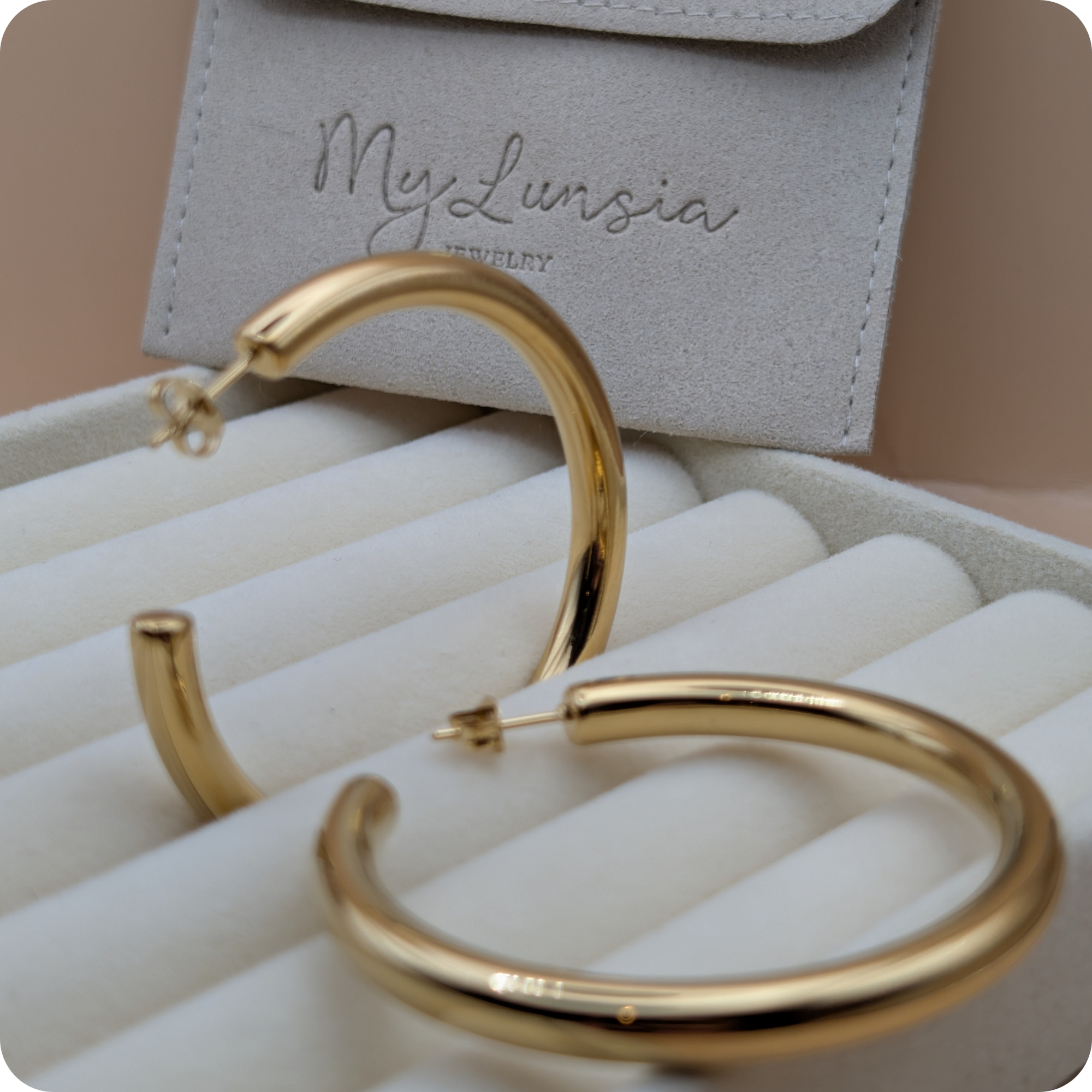 14K Gold plated huge rings