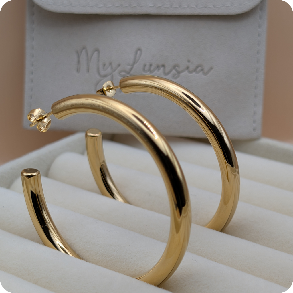 14K Gold plated huge rings