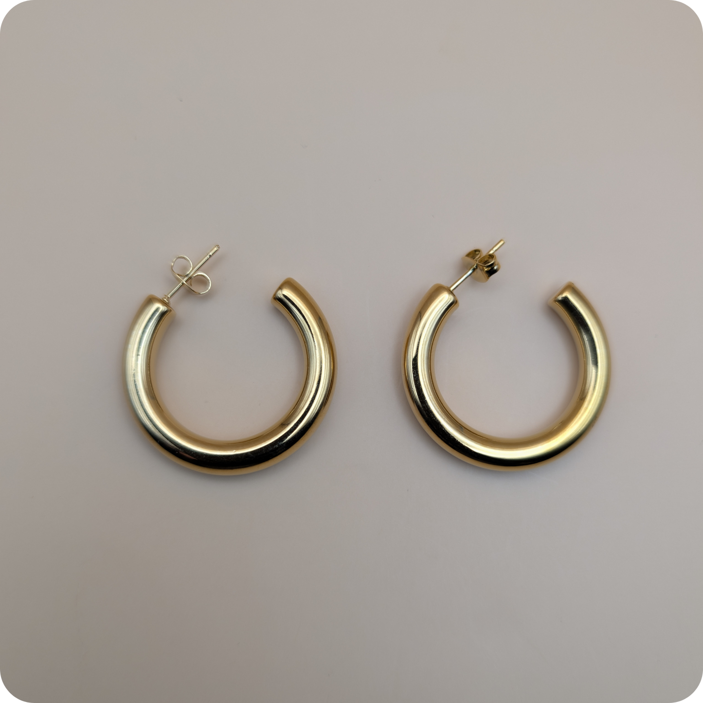 14k Gold plated big rings