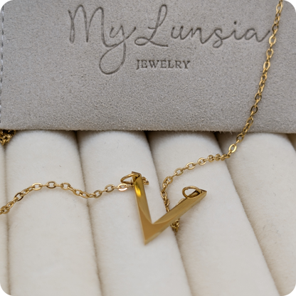 14k Gold plated V-chain