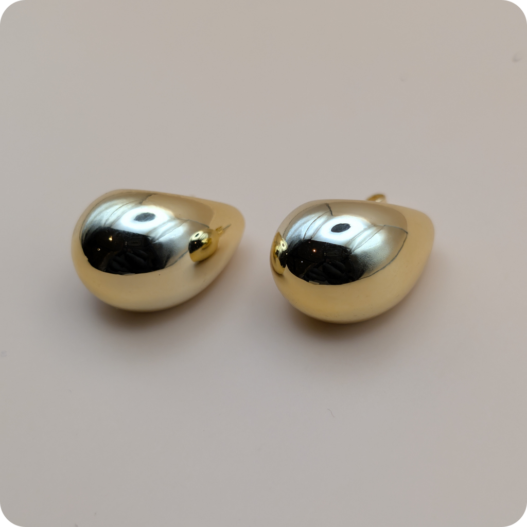 14k Gold plated little druppel oorbellen