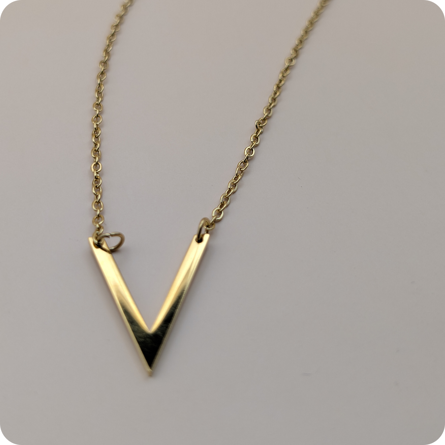 14k Gold plated V-chain