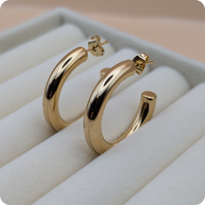 14k Gold plated big rings