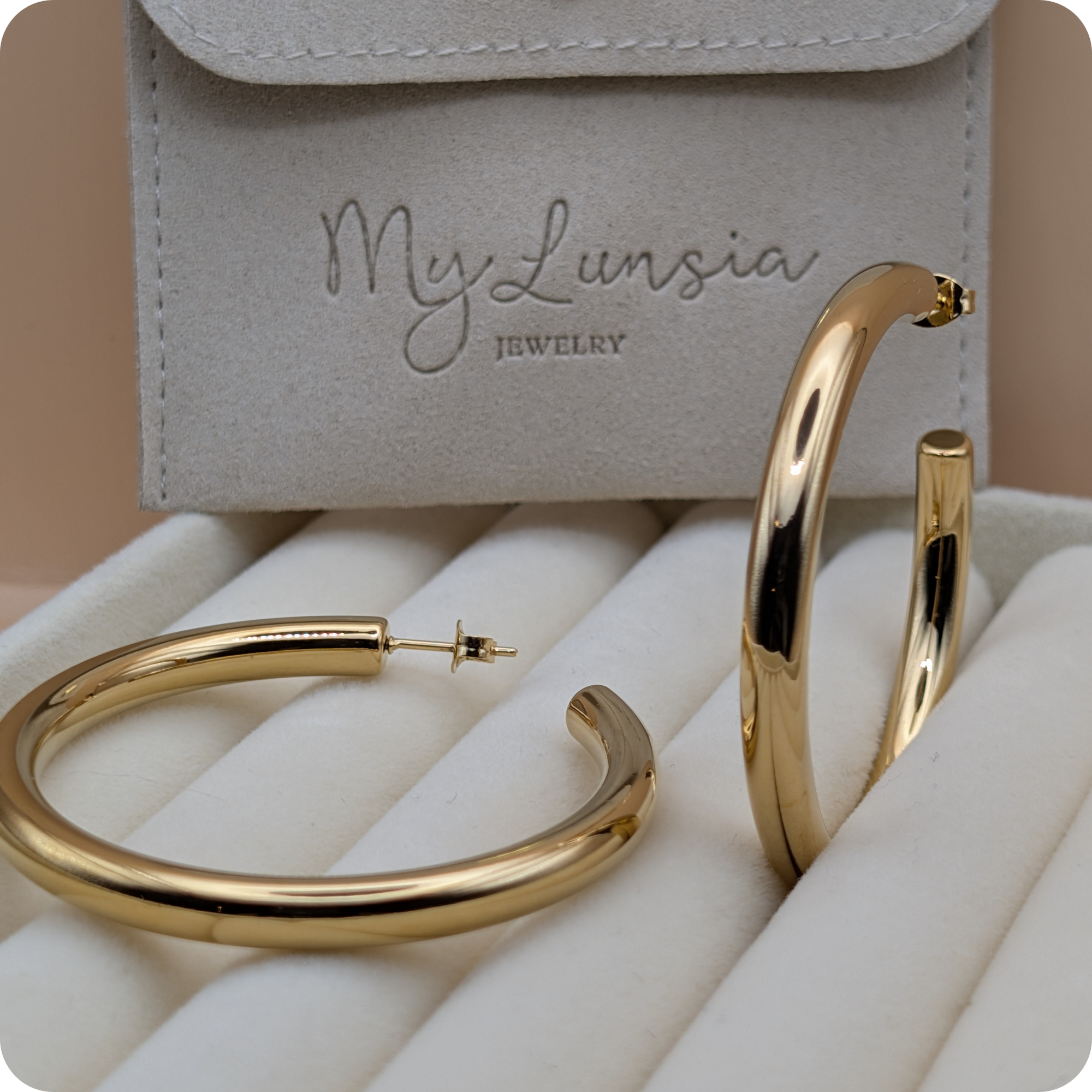 14K Gold plated huge rings