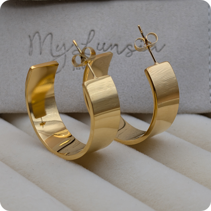 14k Gold plated chunky earrings