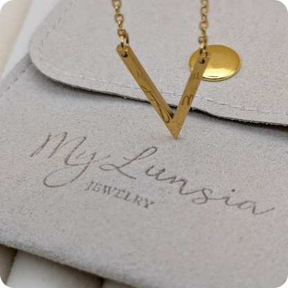 14k Gold plated V-chain
