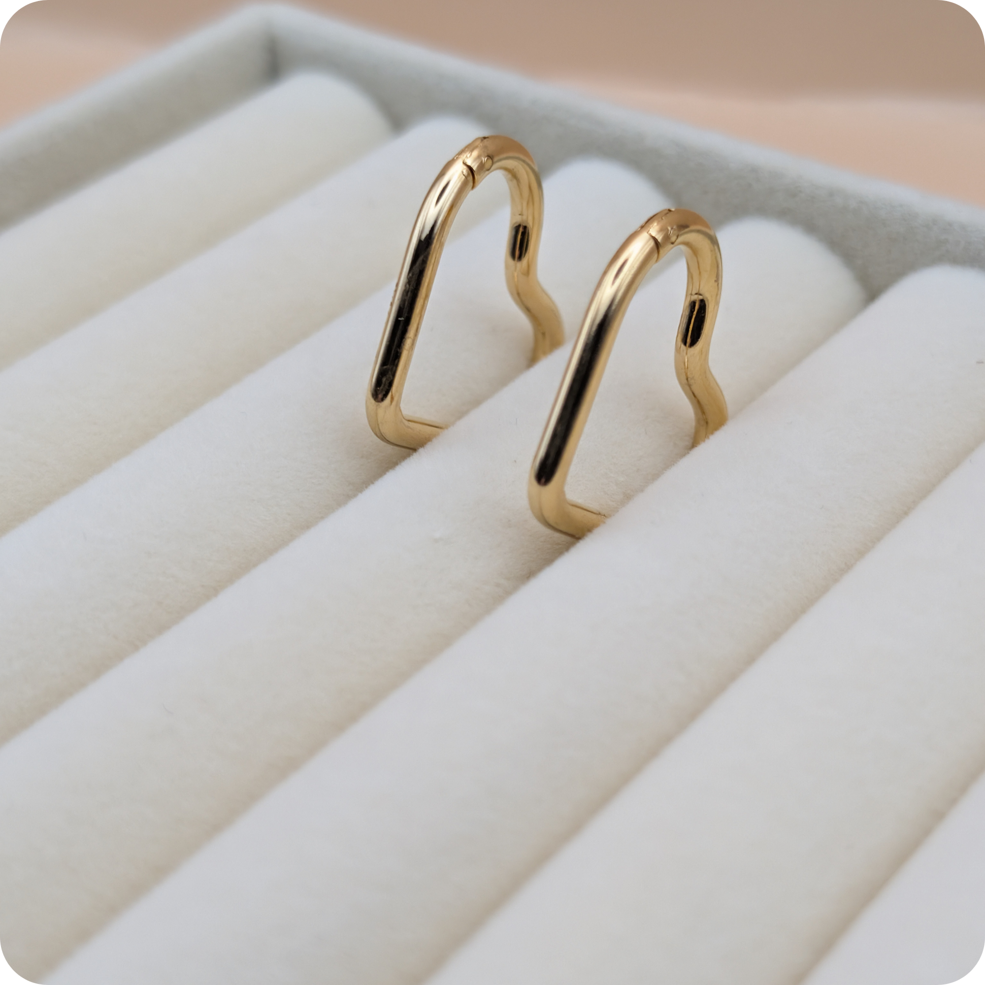 Boucles d'oreilles grand cœur plaquées or 14 carats
