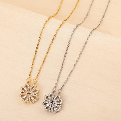 Luxury Rosebox Heart Necklace